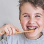 Kid with braces